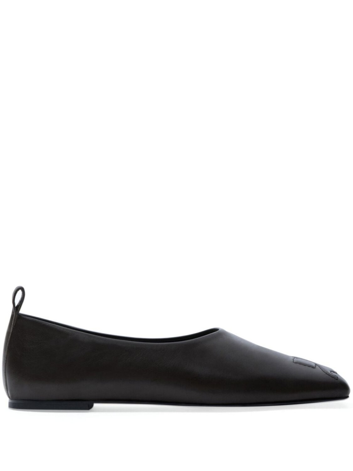 Courrèges кожаные лоферы, черный