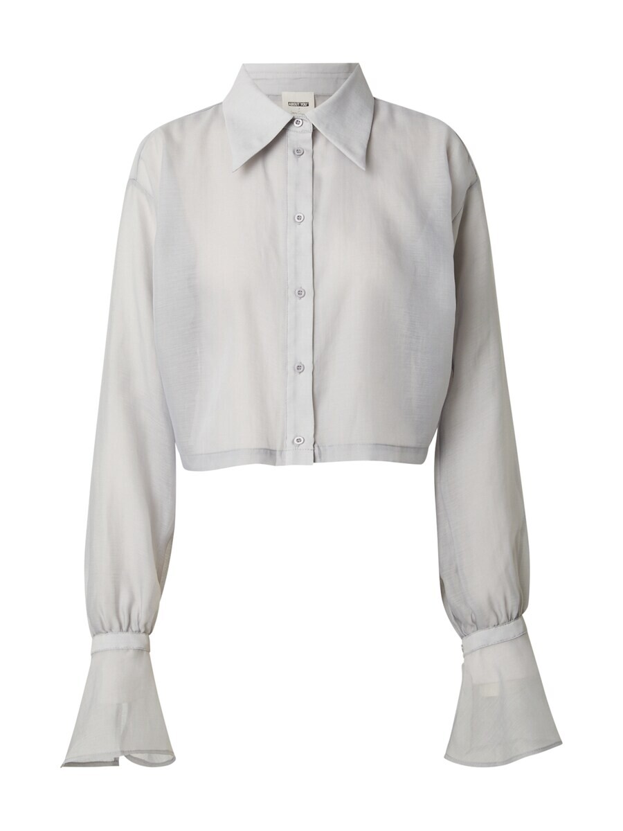 

Рубашка ABOUT YOU x Laura Giurcanu Blouse, серый