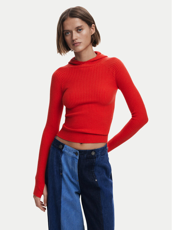 

Облегающий свитер 25SWJF19 Desigual, красный