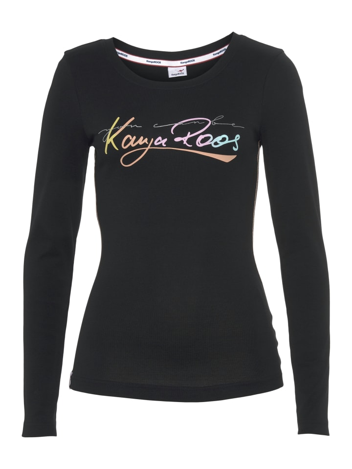 

Рубашка с длинным рукавом Kangaroos, черный