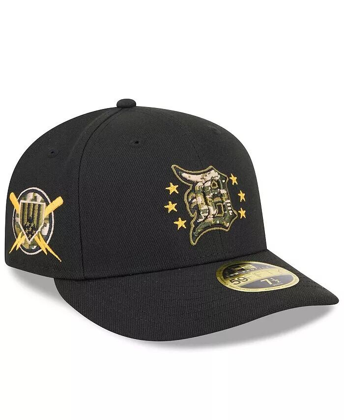 

Мужская черная кепка Detroit Tigers 2024 Armed Forces Day Low Profile 59FIFTY Fitted New Era
