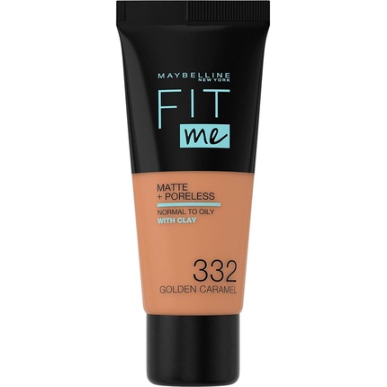 

Maybelline Fit Me Матовая тональная основа без пор 332 Золотая карамель 30 мл Maybelline New York, Коричневый, Maybelline Fit Me Матовая тональная основа без пор 332 Золотая карамель 30 мл Maybelline New York