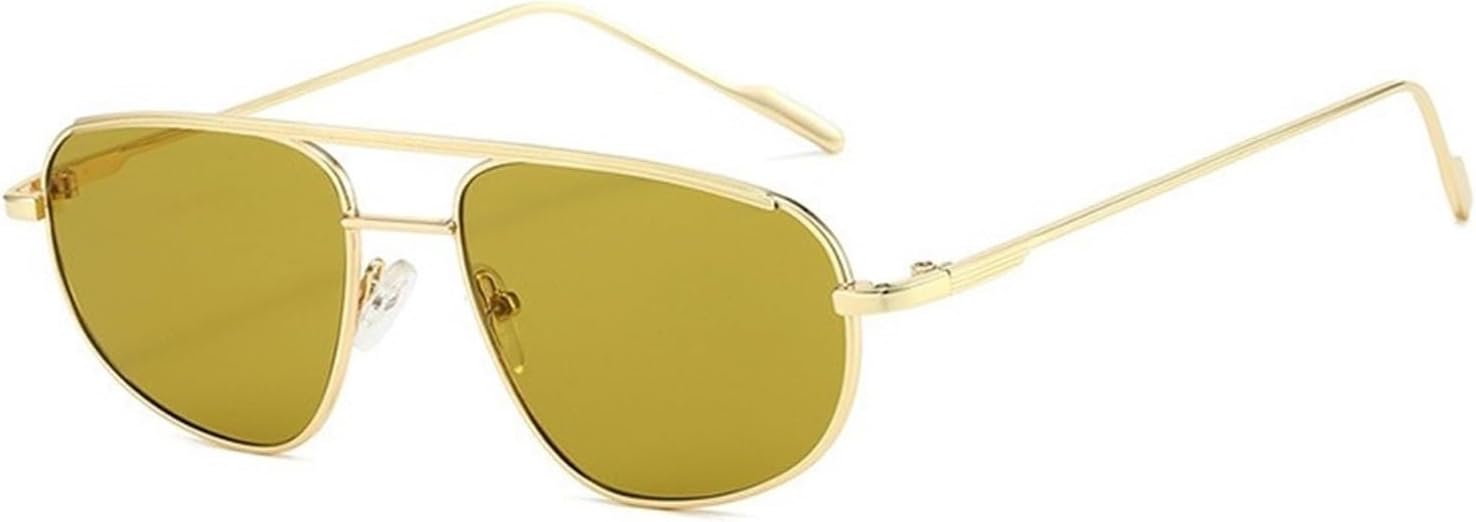 

Мужские солнцезащитные очки в металлической оправе для поездок на работу и отдыха на природе, для спорта и вечеринок, женские солнцезащитные очки для вечеринок Generic, Green