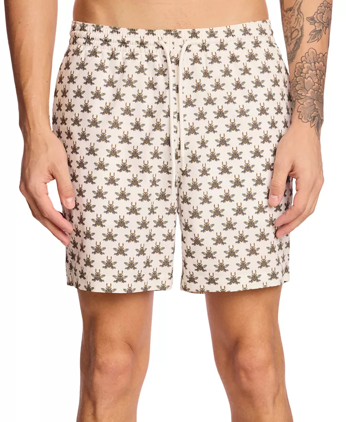 

Мужские плавки Gilligan с принтом и завязками, 6" Paisley & Gray, белый