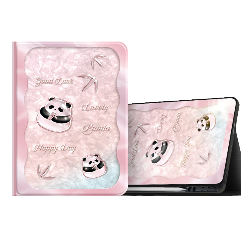 

Я создаю свое искусство Защитный чехол для плоской пластины My Art, Crystal Hug Bamboo Panda Blue upgrade the invisible pen slot