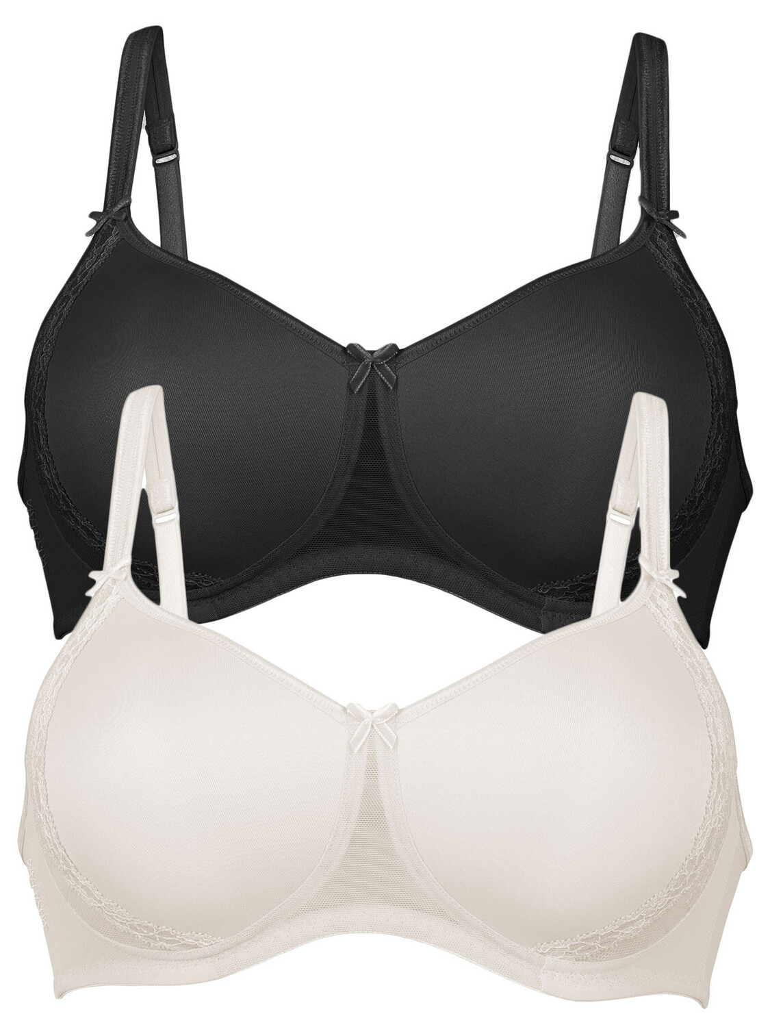 

Бюстгальтер без косточек Anita 2er Pack Schalen BH Lace Rose, цвет Champagner Schwarz