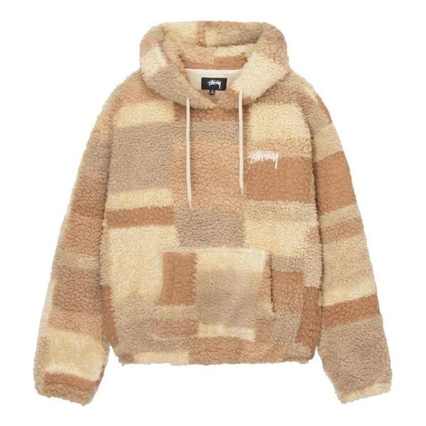 

Толстовка bronson sherpa hoodie 'tan' Stussy, бежевый