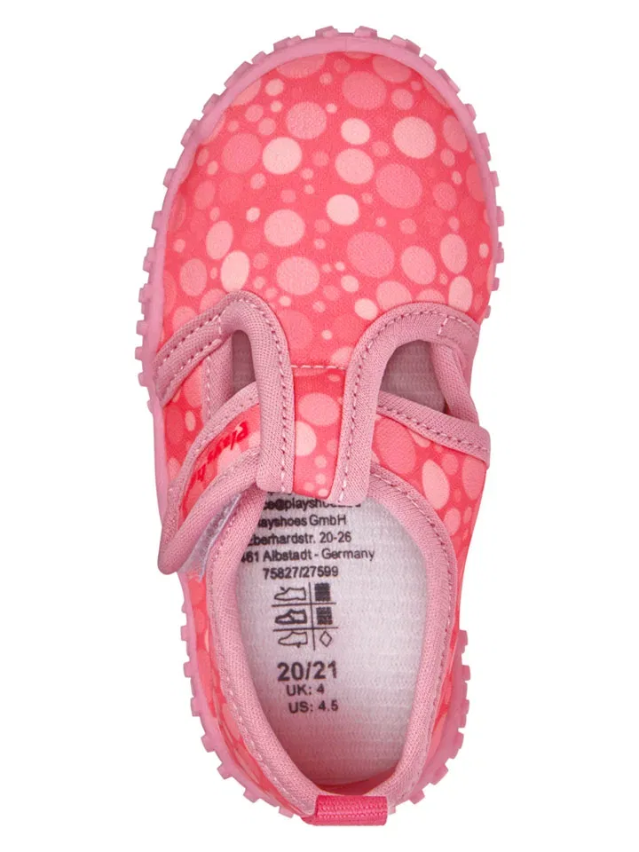 Тапочки для бассейна розовые Playshoes — фото 4