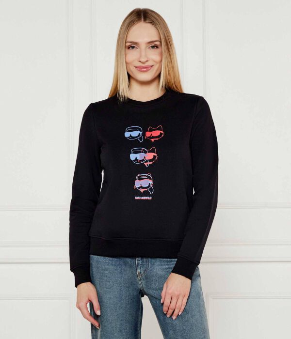 

Свитер с иконой Regular fit Karl Lagerfeld, черный