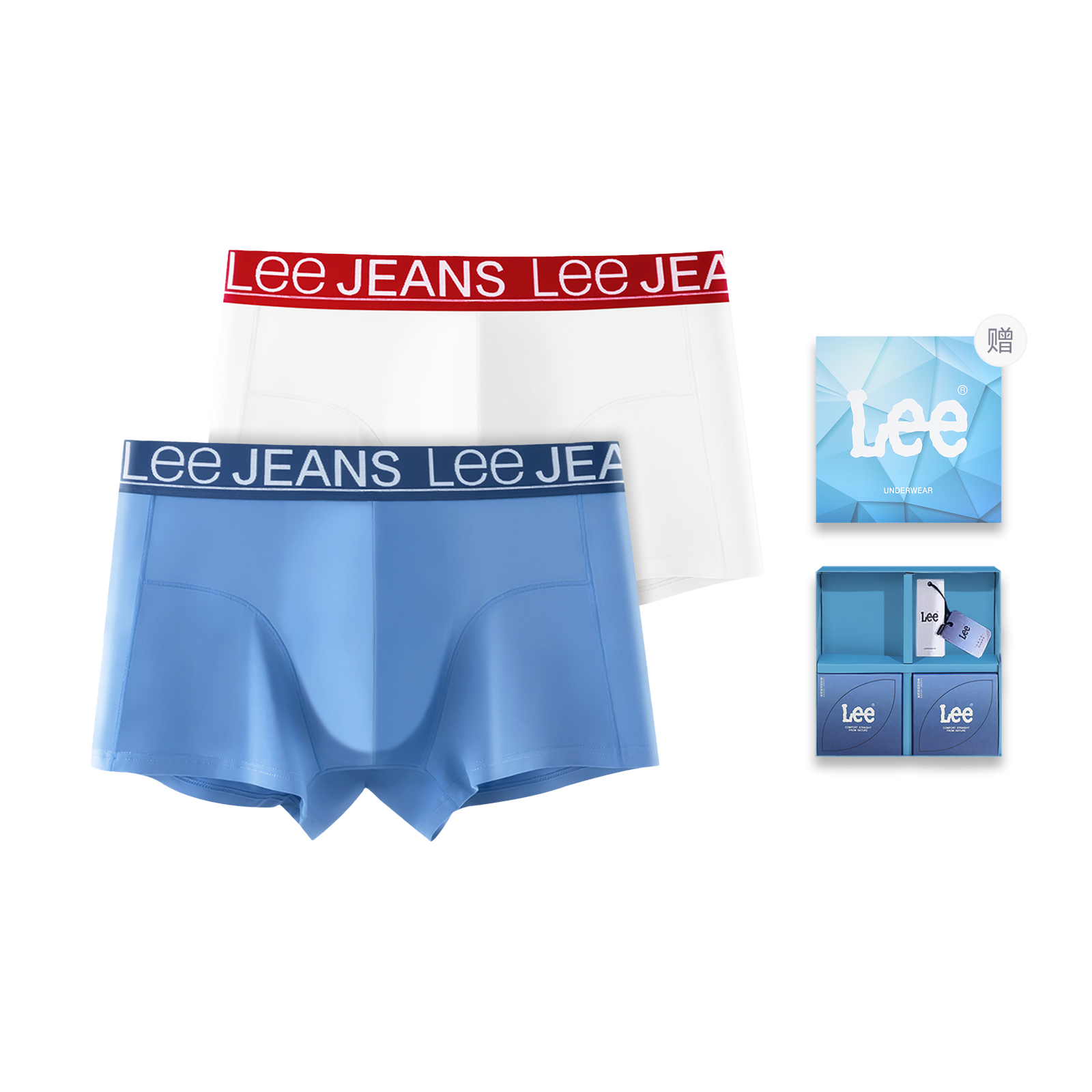 

Sunset 4.0 трусы мужские подарочный набор комбинация Lee, синий