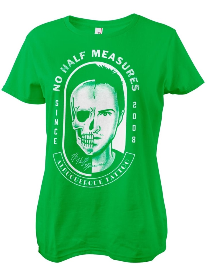 

Футболка No Half Measures Girly Tee Breaking Bad, зеленый
