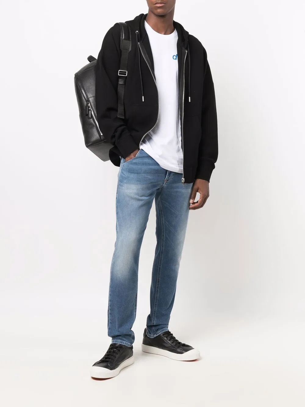 Зауженные джинсы Krooley JoggJeans Diesel, синий — фото 2
