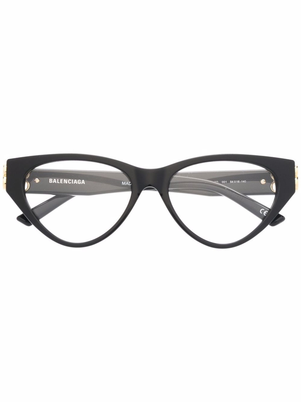 

Очки в оправе 'кошачий глаз' с логотипом Double B Balenciaga Eyewear, черный