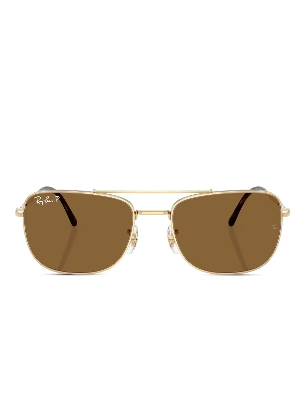 

Солнцезащитные очки-пилоты с двойным мостом Ray-Ban, золотой