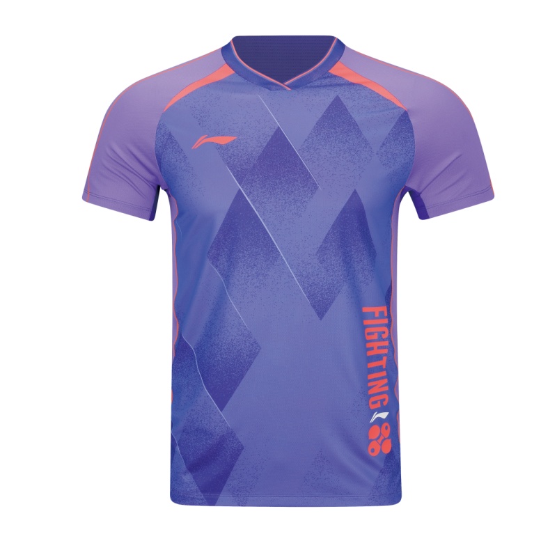 

Коллекция для настольного тенниса Li-Ning, одежда унисекс, fluorescent starсветло-фиолетовый