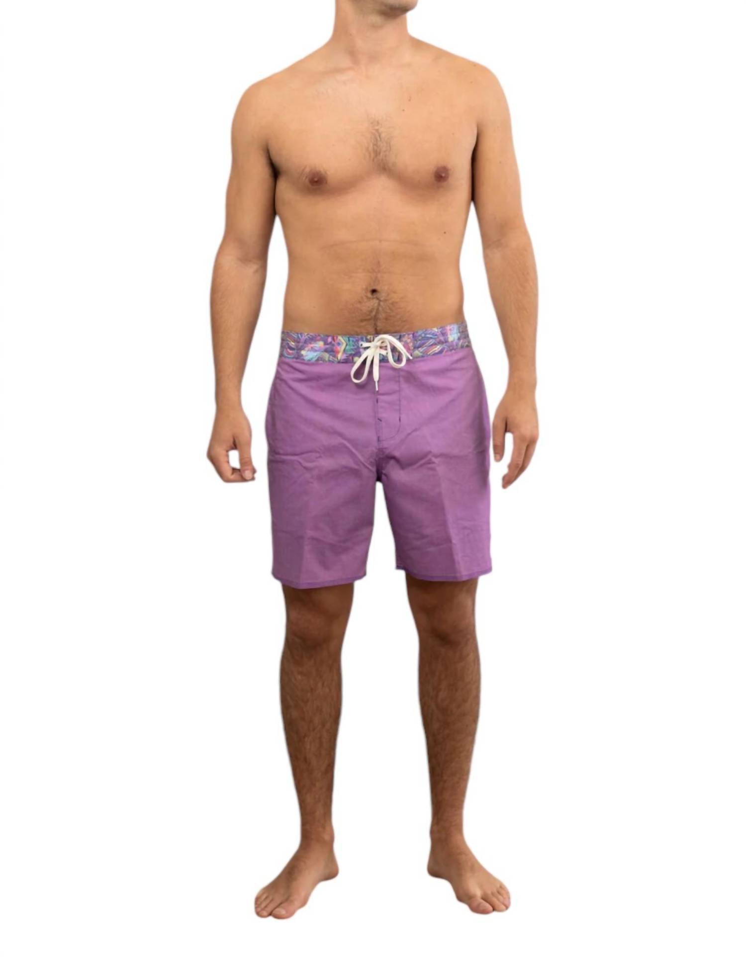 

Хлопковые шорты Gou фиолетового цвета DCK Boardshorts