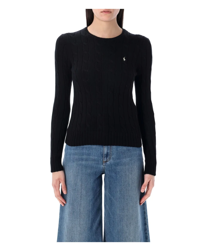 

Классический вязаный свитер Julianna Polo Ralph Lauren, черный