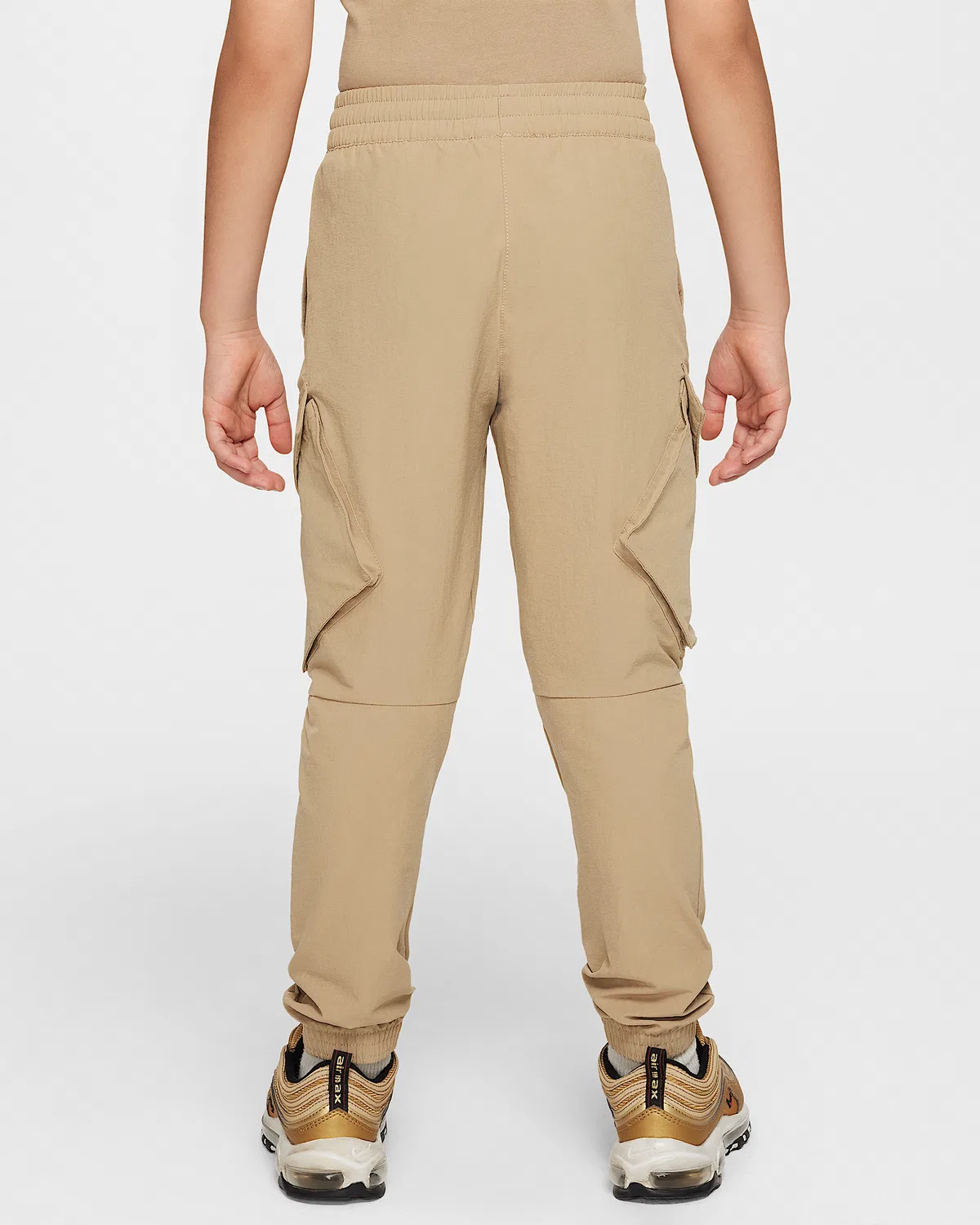 Детские карго-штаны Nike Sportswear City Utility, Parachute Beige/Black — фото 2
