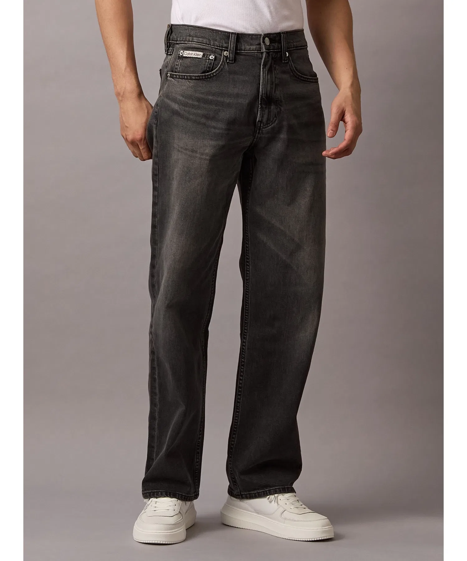 Джинсы Straight Black Mist в стиле 90-х
