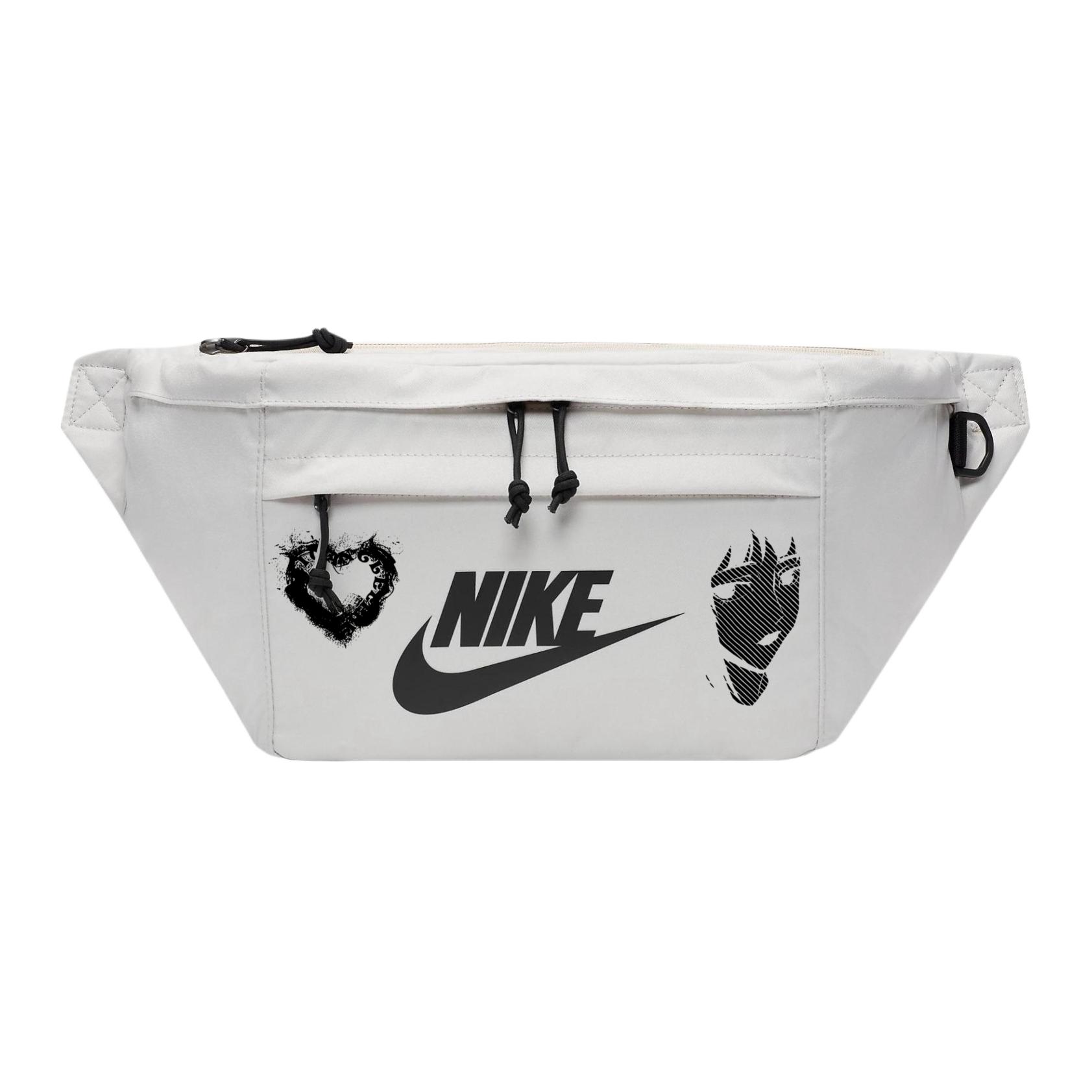 

Nike Тканевая поясная сумка через плечо кроссбоди на плечо унисекс светло-бежевая, Silhouette