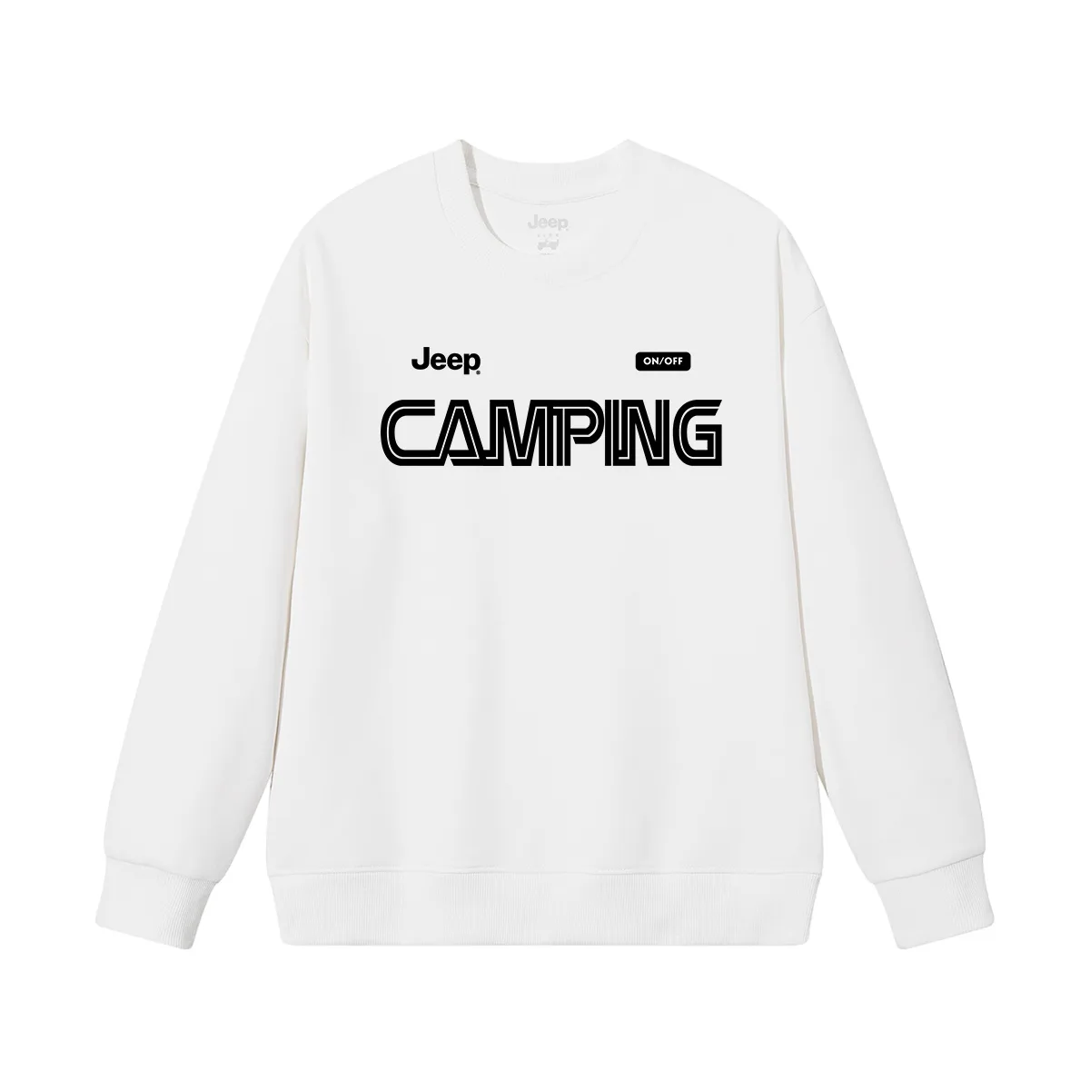 Детский свитшот с круглым вырезом Jeep, Coffee[Fleece-Lined] — фото 3