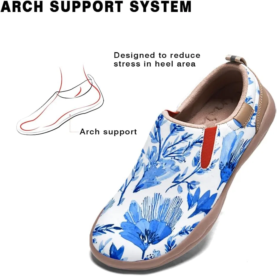 Мокасины мужские повседневные, Loafers & Slip-Ons, Art Painted Blue-01 Solepulse — фото 4