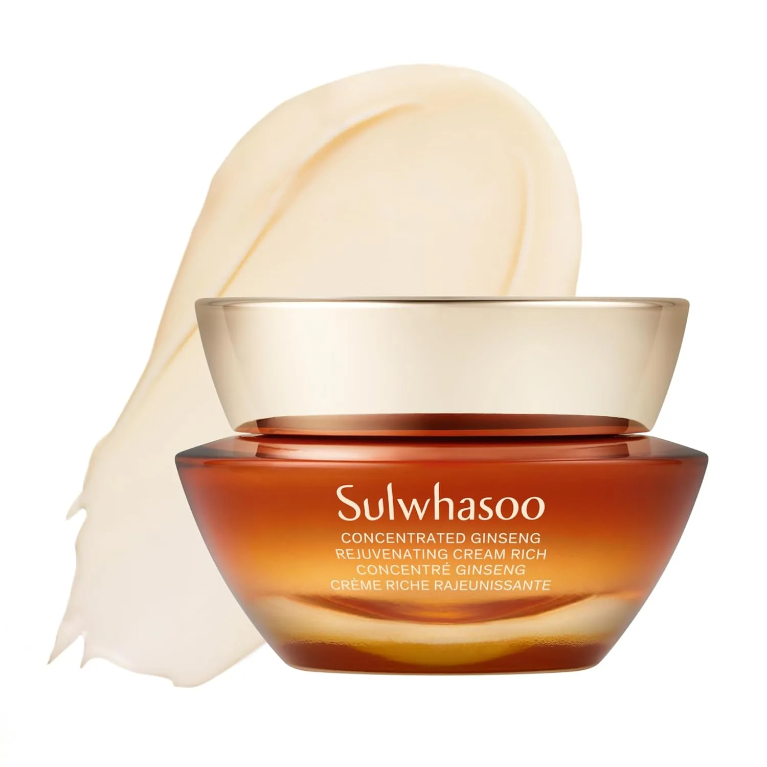 Sulwhasoo Concentrated Ginseng Rejuvenating Cream Rich - антивозрастной увлажняющий крем с корейским женьшенем, пептидами и ретинолом для упругости и питания кожи, 50 мл