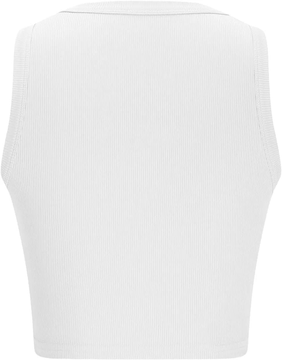 Кроп-топ с запахом, женский, Slim Fit, Ribbed, белый — фото 4