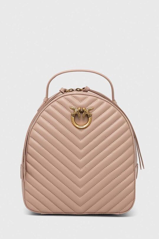 

Эксклюзивный кожаный рюкзак Answear Pinko, бежевый