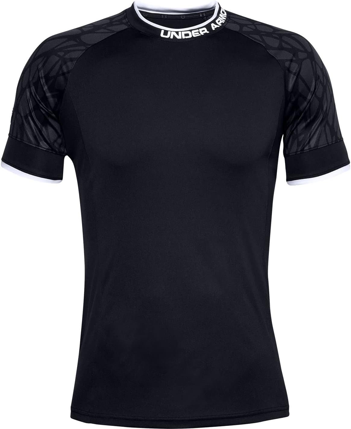 

Under Armour мужская футболка Challenger III Novelty, Black (001)/White, Белый, Under Armour мужская футболка Challenger III Novelty, Black (001)/White