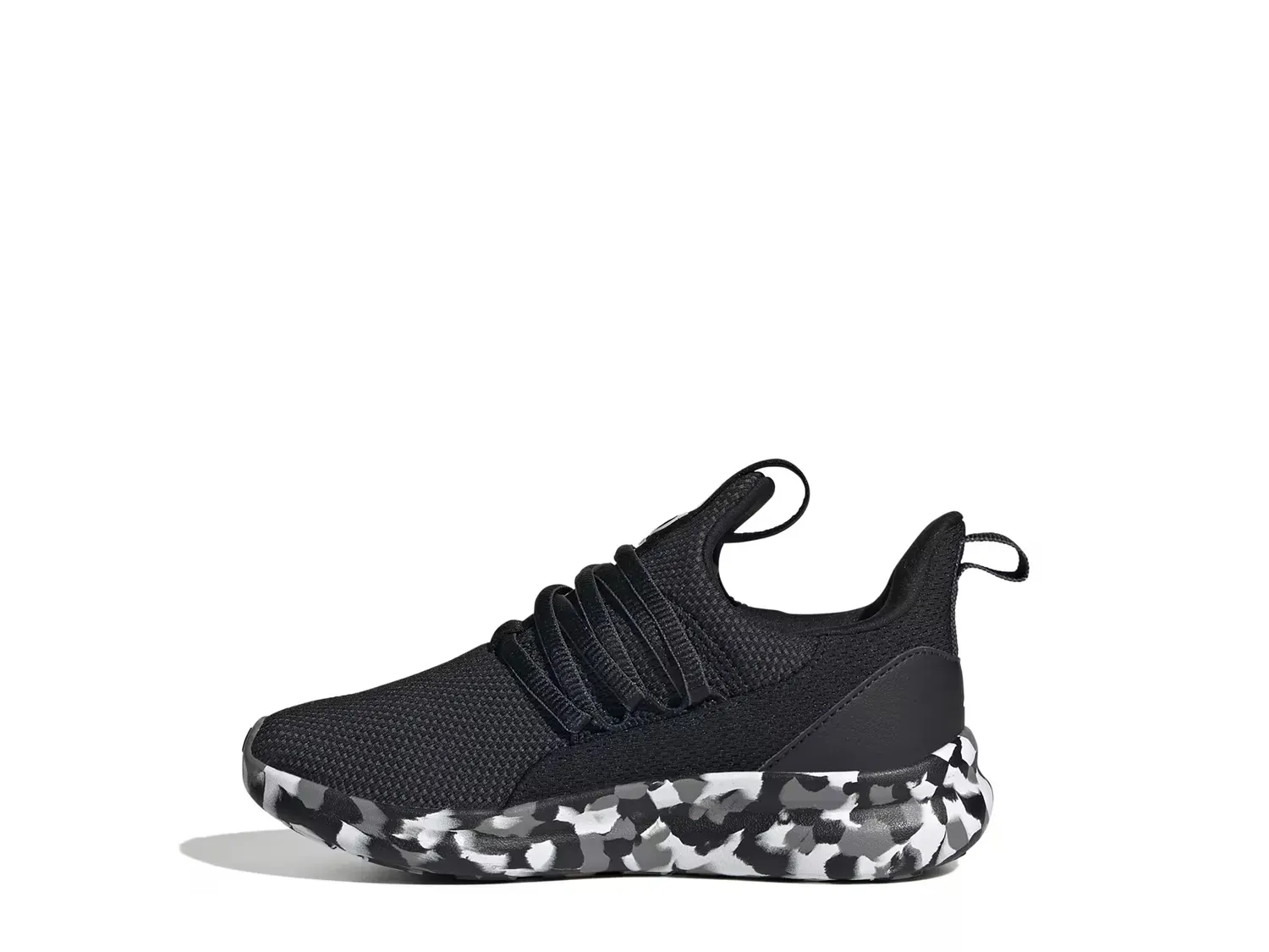Кроссовки Lite Racer Adapt 7.0 Slip-On — детские Adidas, Black/White — фото 2