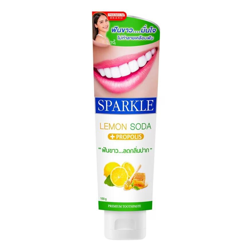 

Sparkle Зубная паста «Белая лимонная сода» 100 г, light green