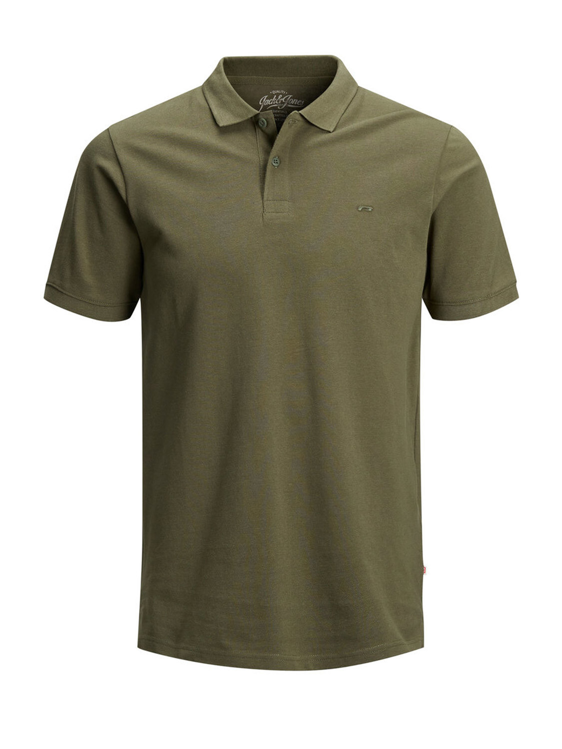 

Поло Jack & Jones однотонное, зеленый