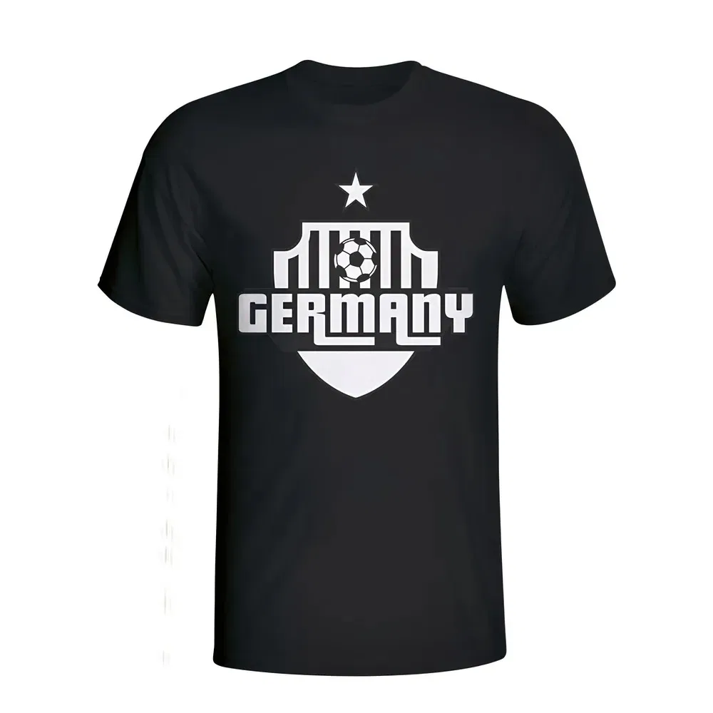 Футболка детская с логотипом страны Germany, черный
