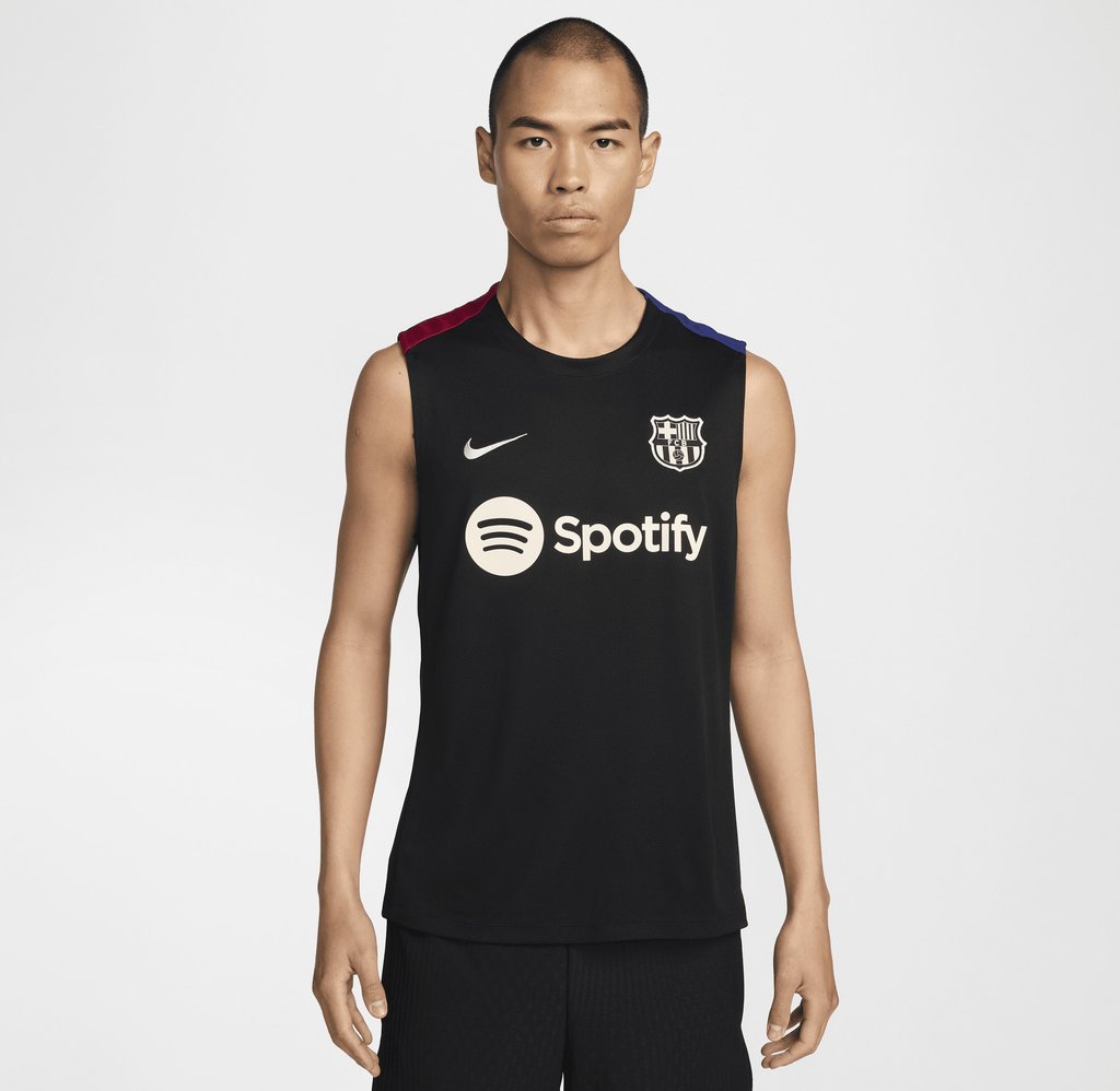 

Топ FOOTBALL SLEEVELESS F.C. BARCELONA STRIKE Nike Performance, черный