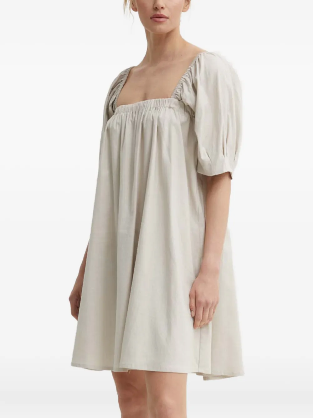 

Мини-платье LizaGZ с пышными рукавами Gestuz, нейтральный