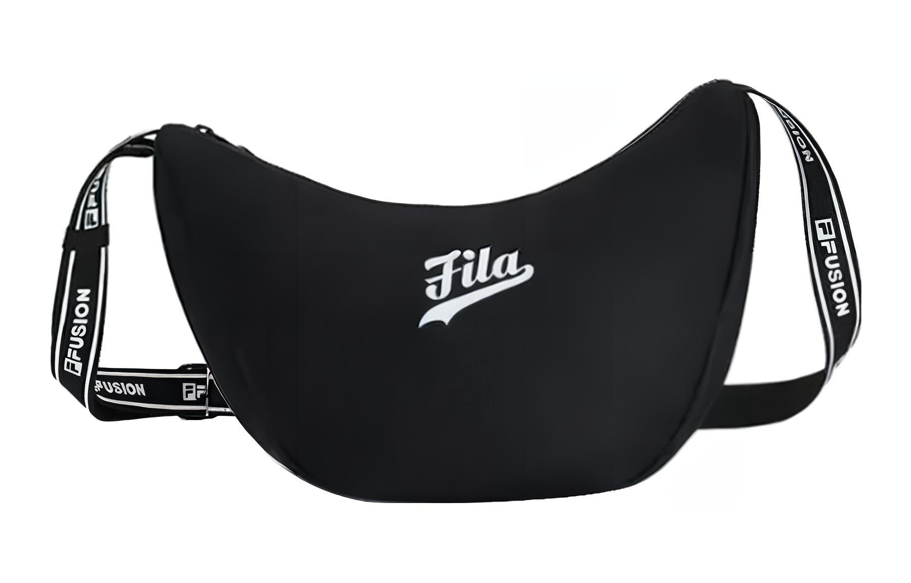 

FILA FUSION Тканевая сумка для пельменей через плечо унисекс черная, Black