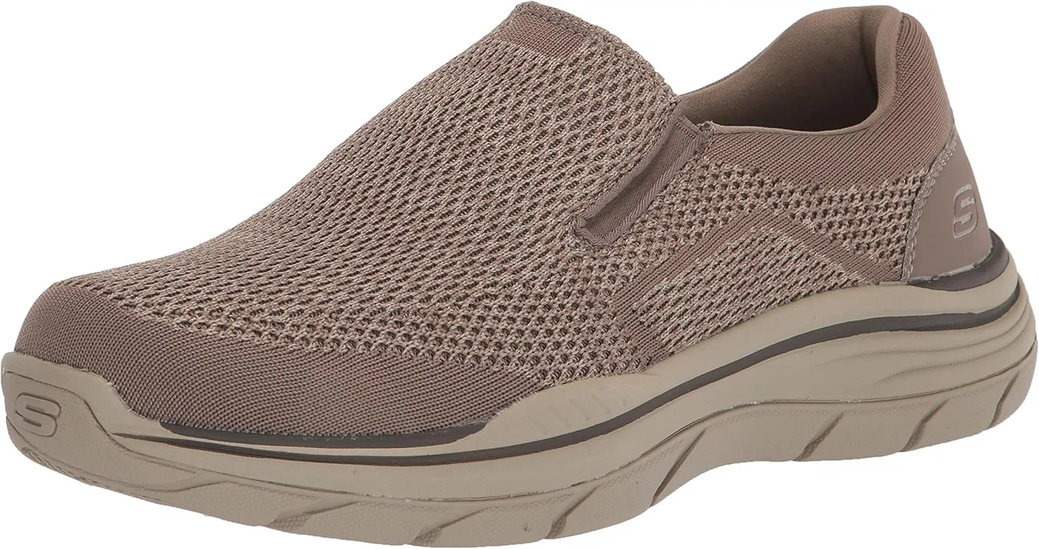 Лоферы на скользящей подошве Skechers, Taupe
