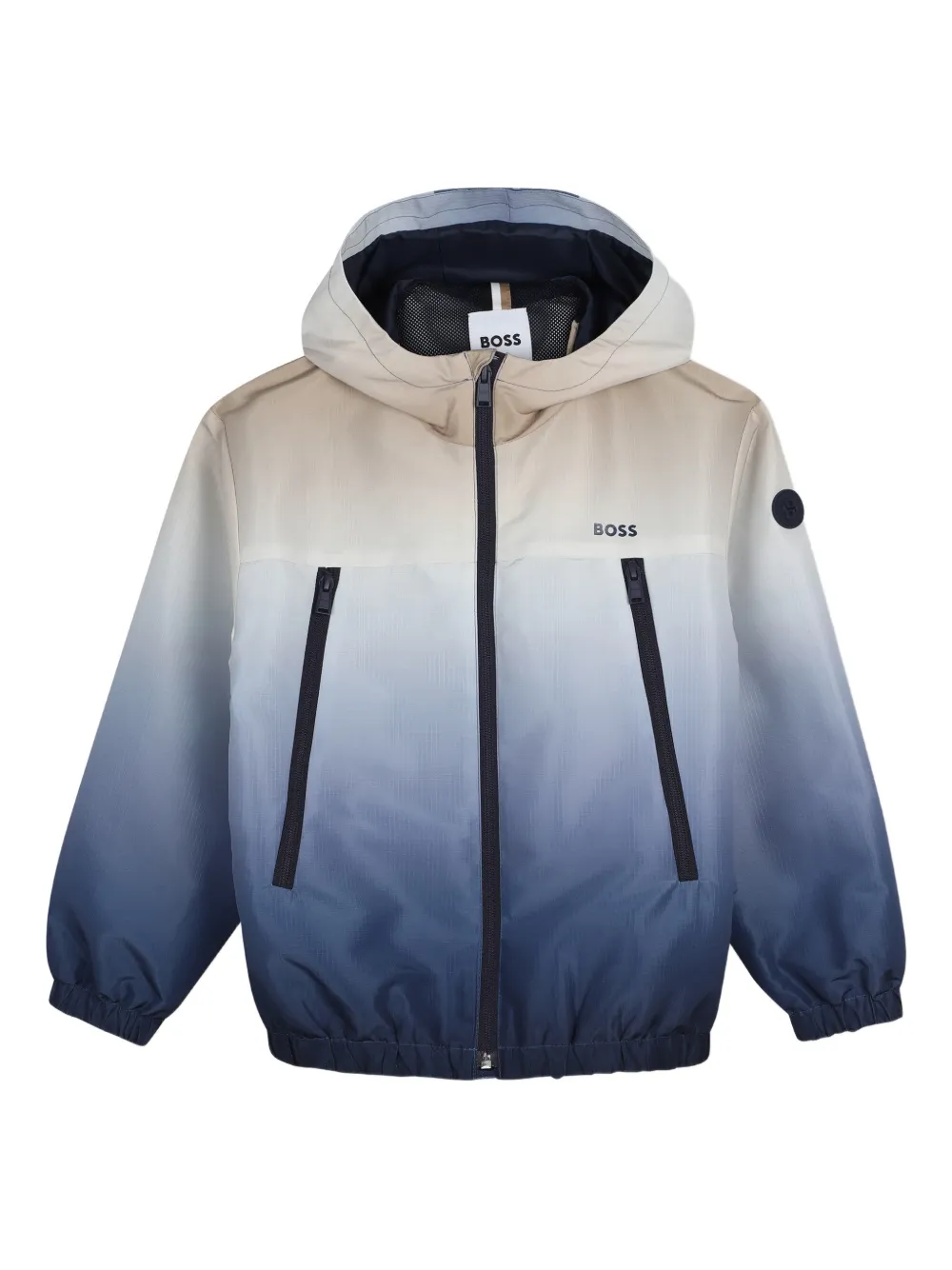 

Ветровка с эффектом градиента Boss Kidswear, синий