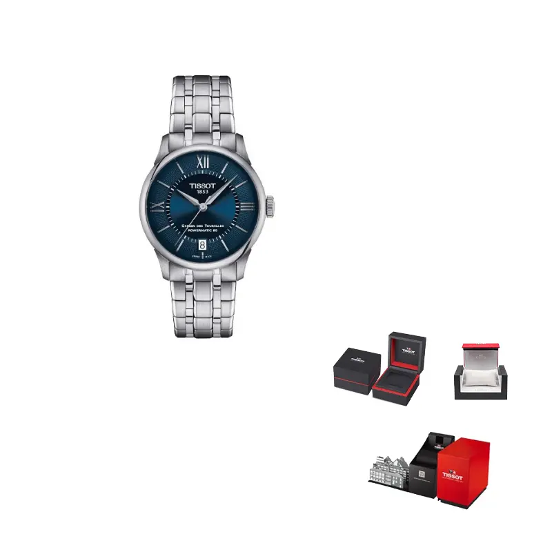 

TISSOT Часы Women's Tourelles Collection Watch, Blue Dial
