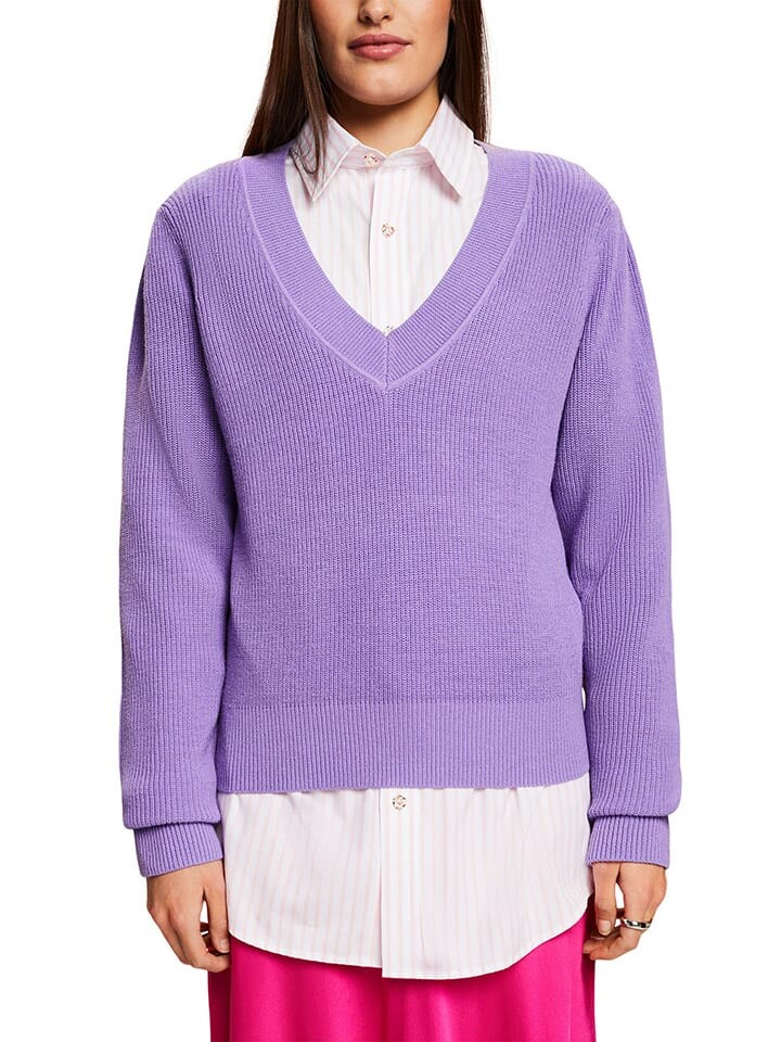 

Пуловер ESPRIT Pullover, фиолетовый