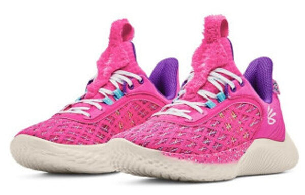 Кроссовки sesame street x curry flow 9 'street pack - abby cadabby' Under Armour, розовый — фото 2