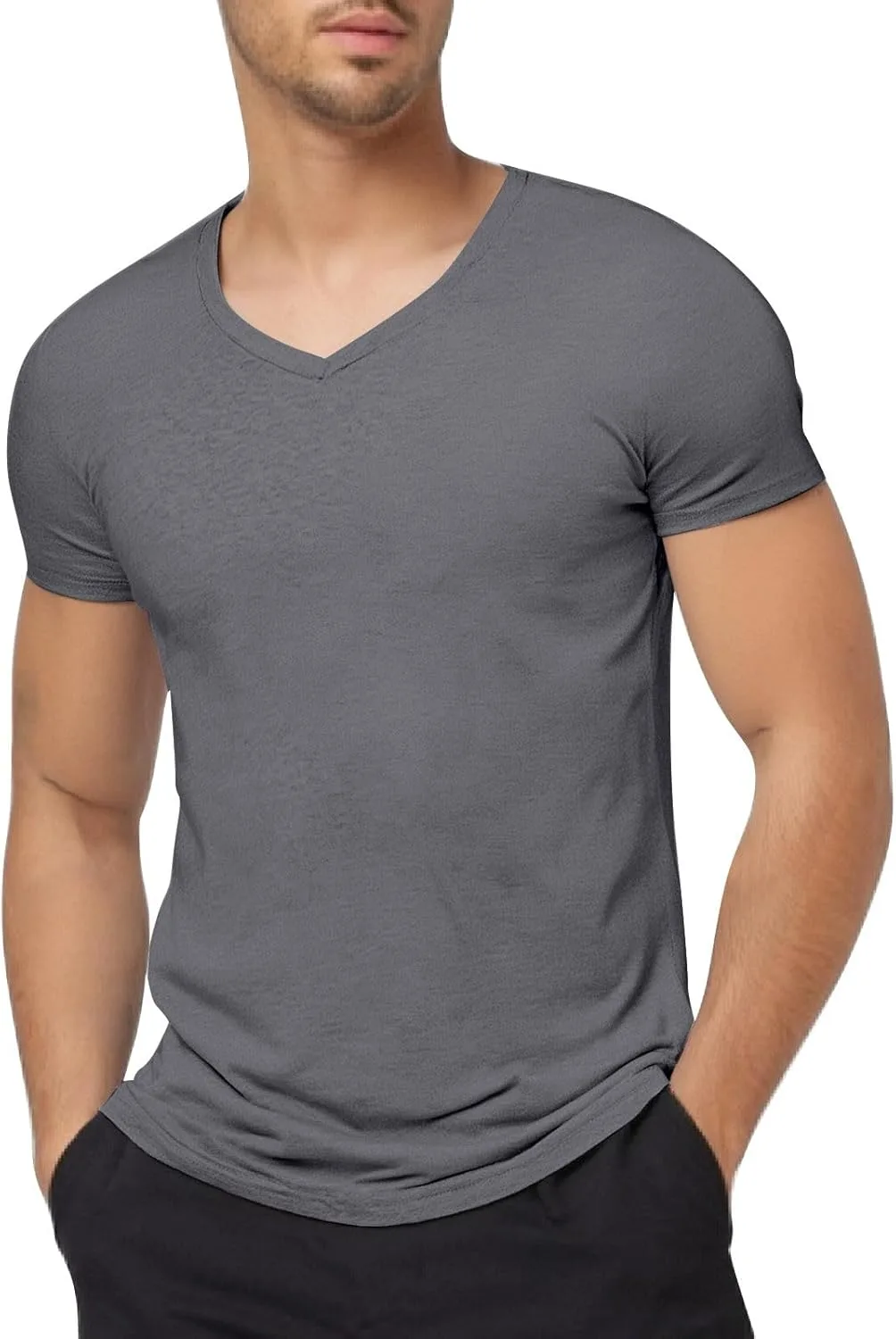 

Мужская летняя футболка с коротким рукавом ASFGIMUJ