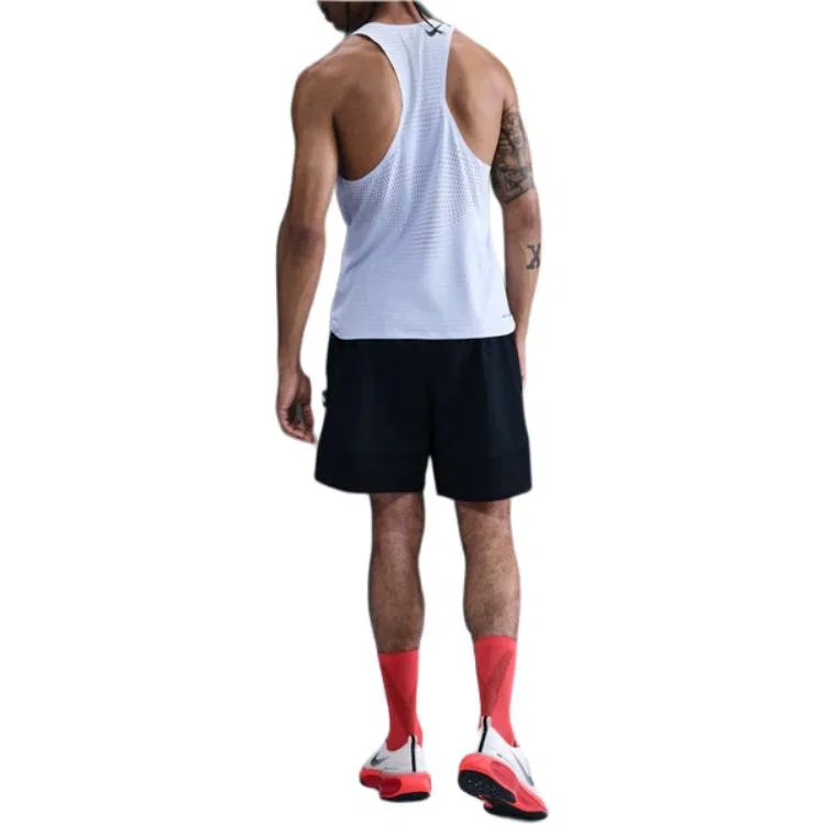 Майка беговая AeroSwift Men's Dri-FIT Adv Nike, Ghost White — фото 3