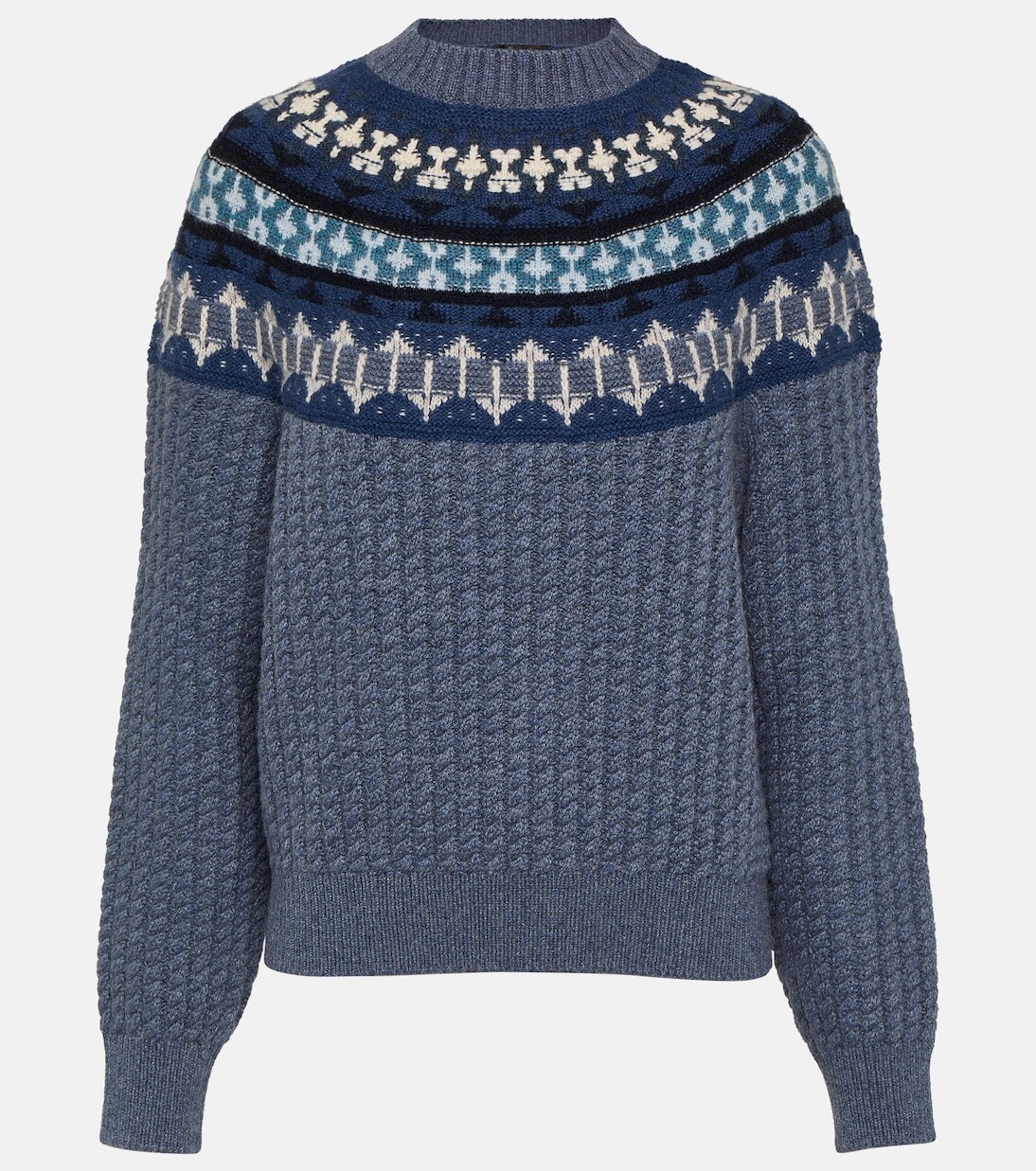 

Кашемировый свитер holiday noel Loro Piana, синий