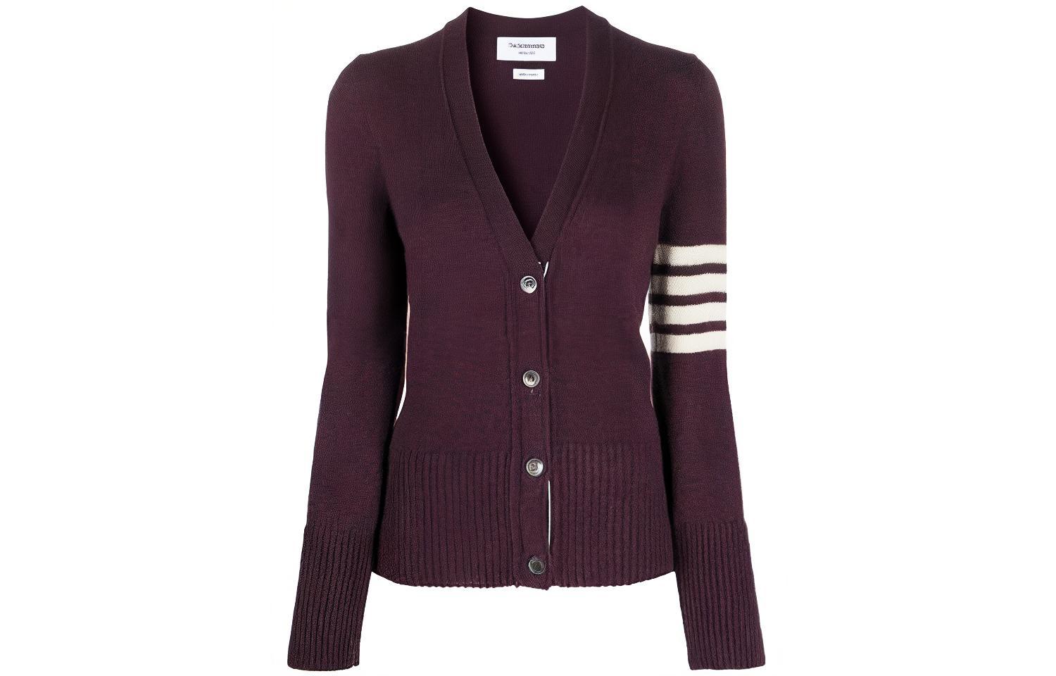 

Свитер женский красный THOM BROWNE