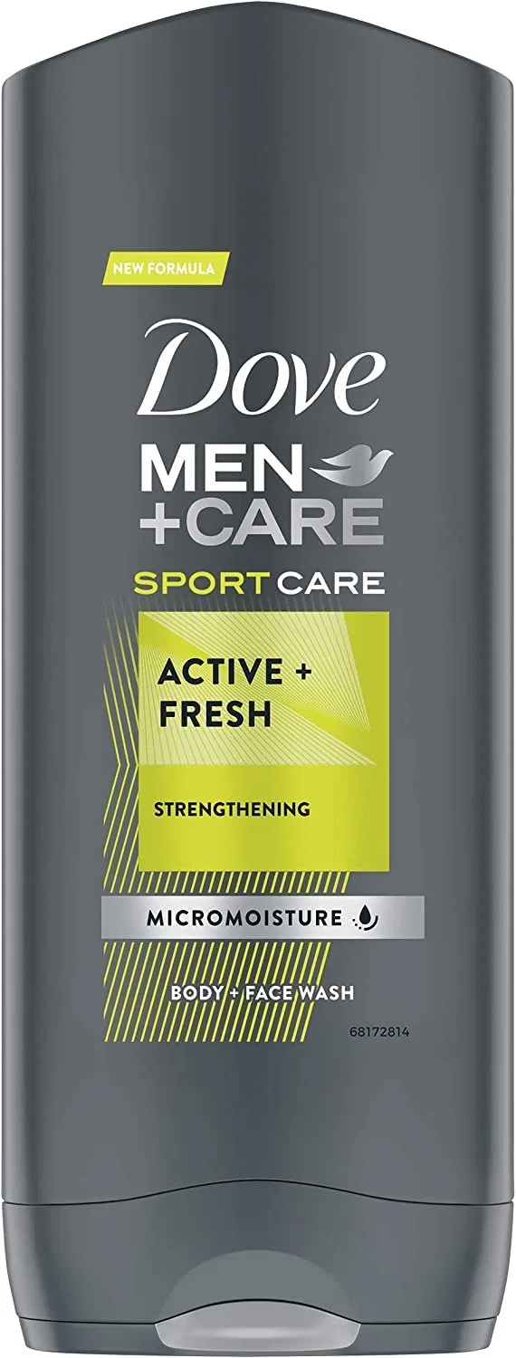 Мужской гель для душа и умывания «Sportcare Active Fresh» от Dove Men+Care Dove — фото 2
