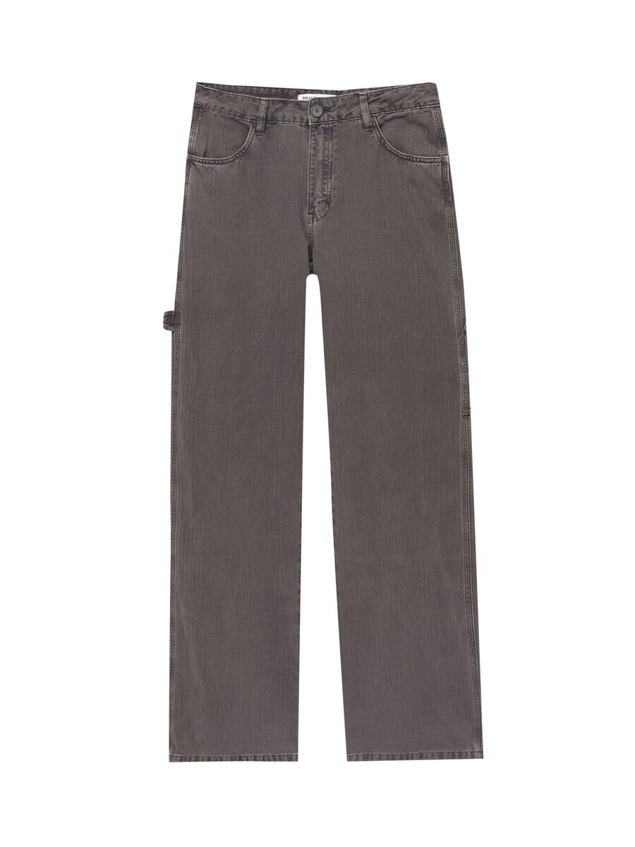 

Брюки Pull&Bear Wide leg Pants, цвет Graphite
