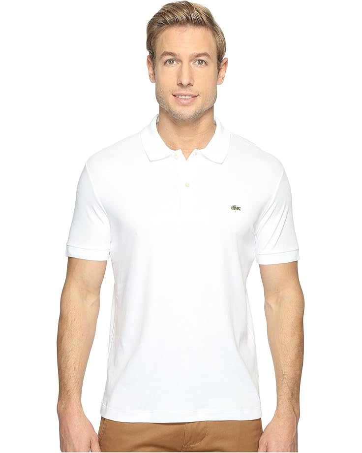 

Поло Lacoste Ultra Soft Cotton Pima Jersey Polo Shirt, белый