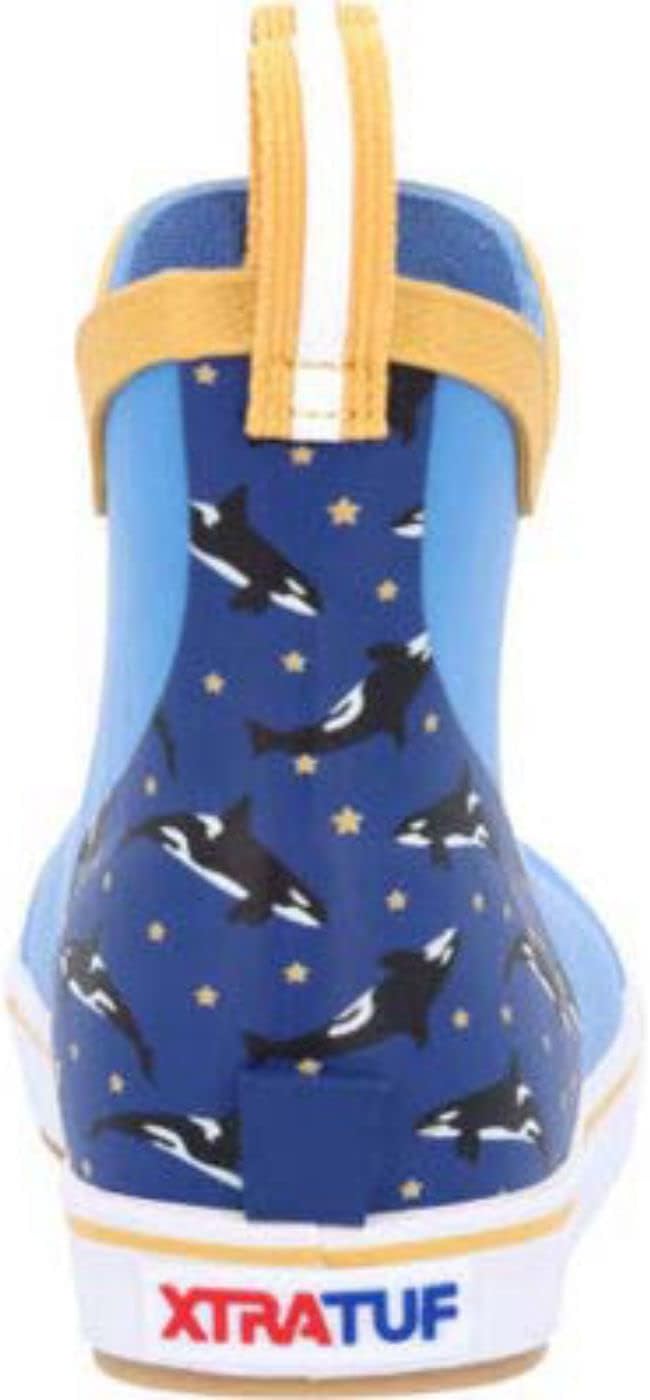 Детские ботинки Xtratuf с высоким голенищем No Brand, 2 Big Kid Blue — фото 4